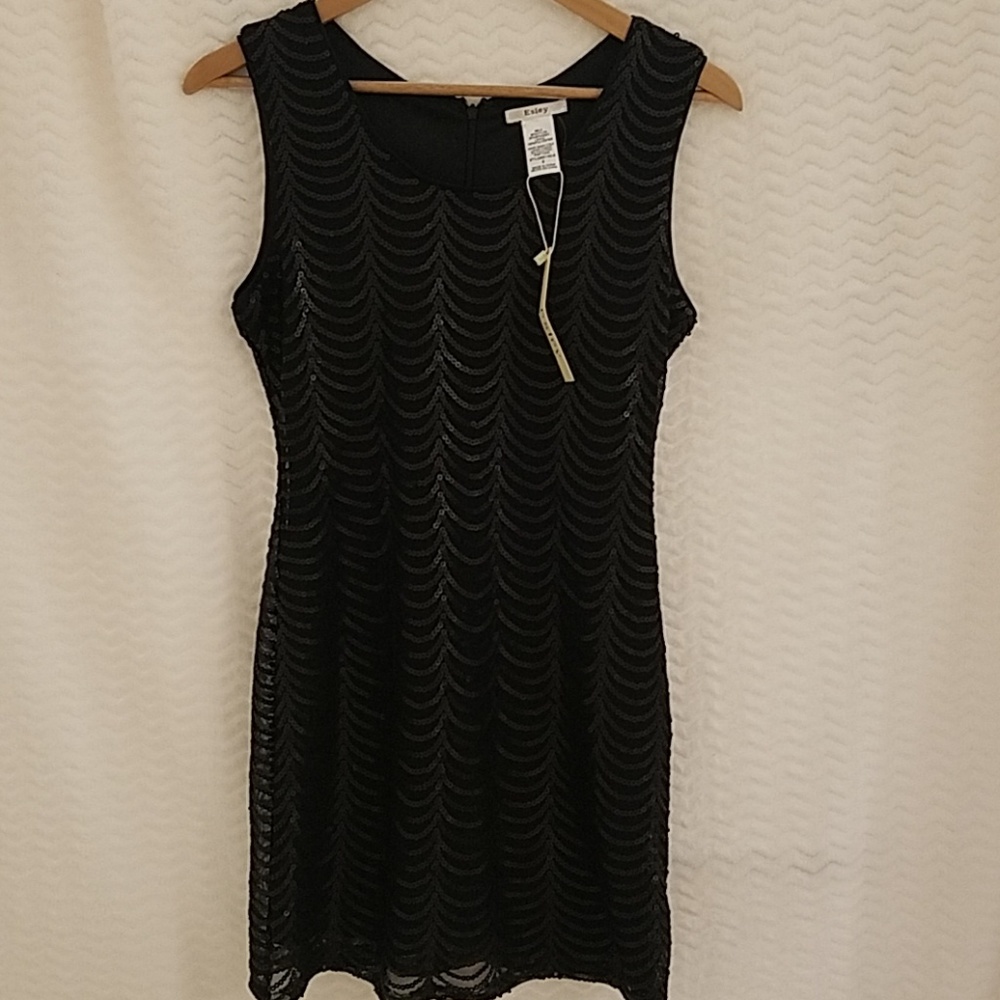 ⚡WEEKEND FLASH SALE⚡ Esley Sequined Black Dress
